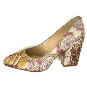 Nine West Floral Textured Tapestry Pumps